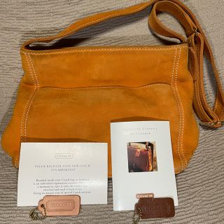 コーチ(COACH)の【値上げしました】COACH スェードバッグ(ショルダーバッグ)