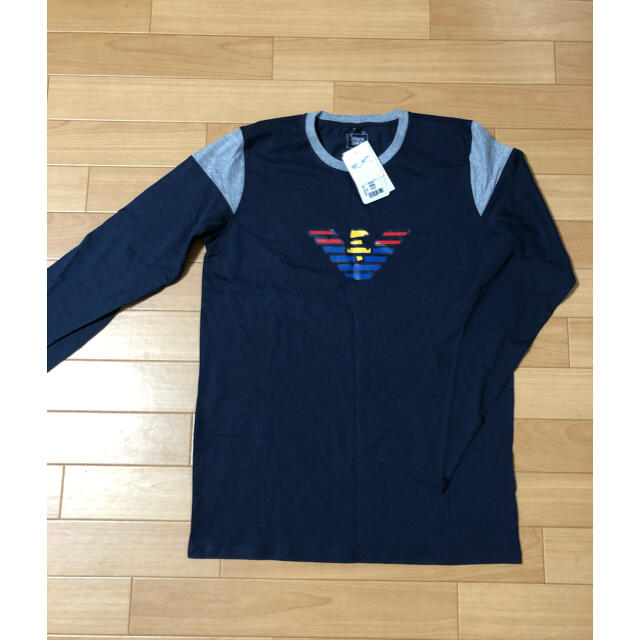 ARMANI JUNIOR(アルマーニ ジュニア)の♪ 正規品 ARMANI JUNIOR ロンT 160 定価 13000円 ♪ キッズ/ベビー/マタニティのキッズ服男の子用(90cm~)(Tシャツ/カットソー)の商品写真