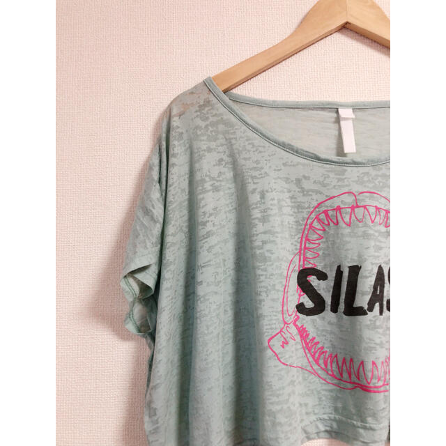 SILAS(サイラス)の最終お値下げ！サイラス　Tシャツ　ショート丈 レディースのトップス(Tシャツ(半袖/袖なし))の商品写真