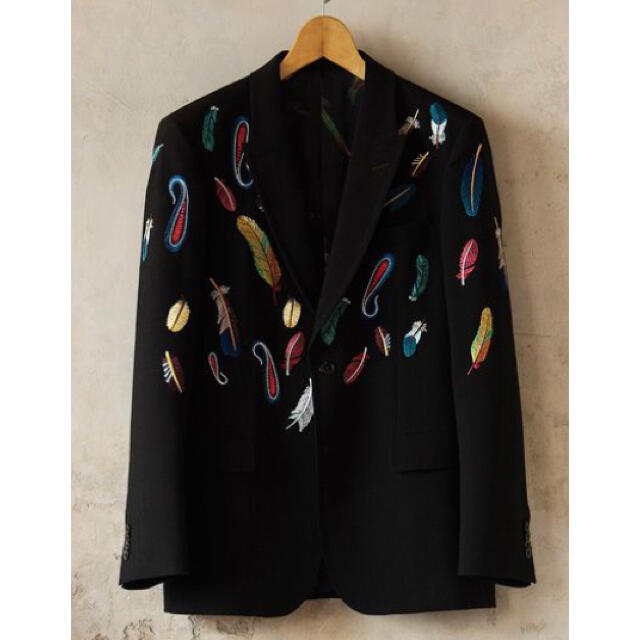 Paul Smith フェザー ジャケット 羽根 刺繍 s | フリマアプリ ラクマ