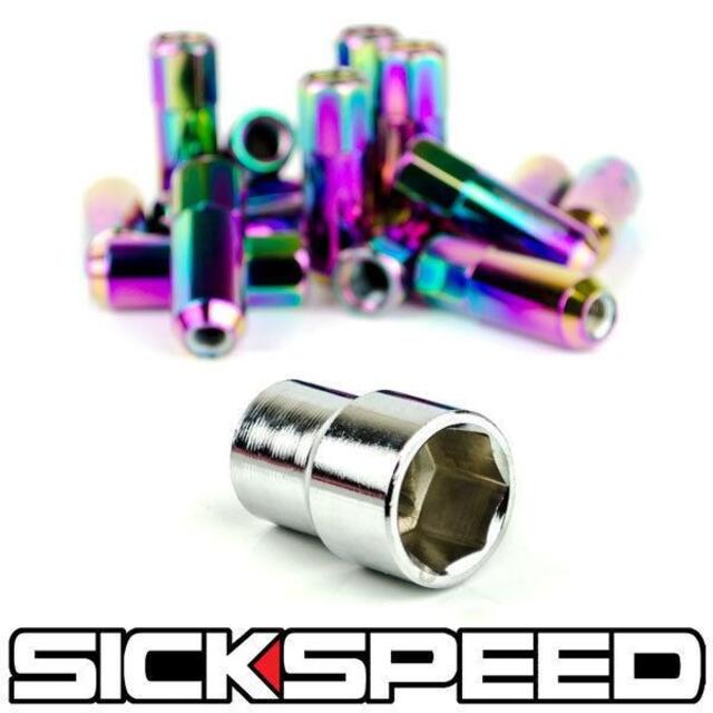 シックスピード ホイールナット P1.25 ゴールドクローム 60mm USDM