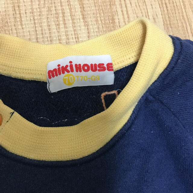 mikihouse(ミキハウス)のミキハウス　ロンパース70 キッズ/ベビー/マタニティのベビー服(~85cm)(カバーオール)の商品写真