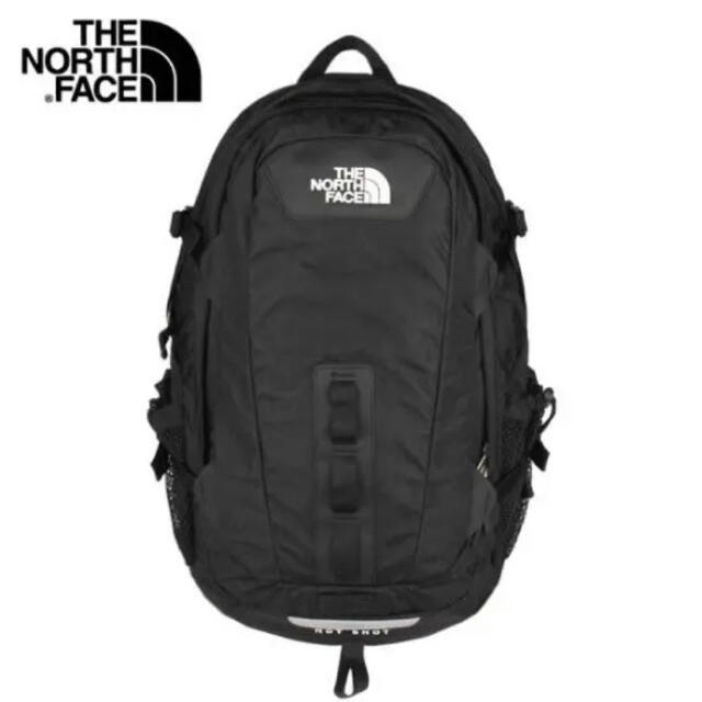 THE NORTH FACE(ザノースフェイス)のノースフェイス　リュック　ホットショット　ブラック　タグ付き　実物写真 メンズのバッグ(バッグパック/リュック)の商品写真