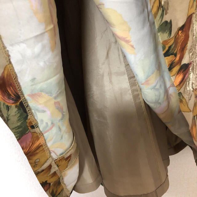 日本製　昭和レトロ　古着　膝丈フレアスカート レディースのスカート(ひざ丈スカート)の商品写真