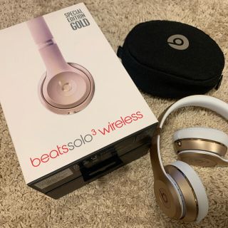 ビーツバイドクタードレ(Beats by Dr Dre)のbeatssolo3wirelessヘッドフォン　マットブラック(ヘッドフォン/イヤフォン)