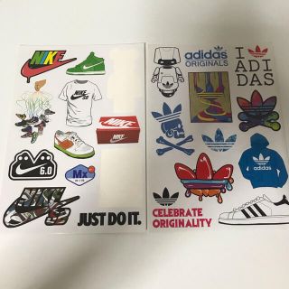 ナイキ(NIKE)のNIKE adidas ステッカー(シール)