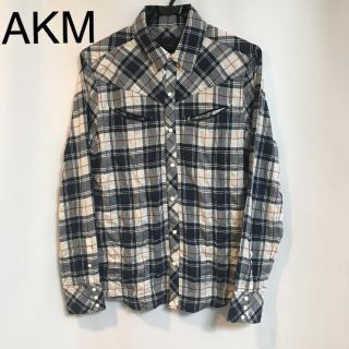 エイケイエム(AKM)の★美品★AKM エイケーエム ネルシャツ　チェック柄　サイズM(シャツ)