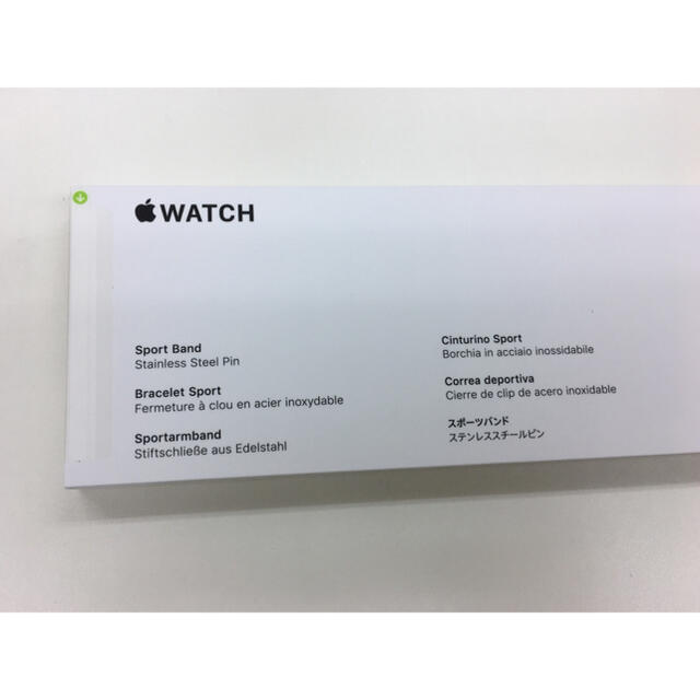 Apple Watch(アップルウォッチ)の未開封品 apple watch純正品バンド　スポーツベルト 正規品 スマホ/家電/カメラのスマートフォン/携帯電話(その他)の商品写真