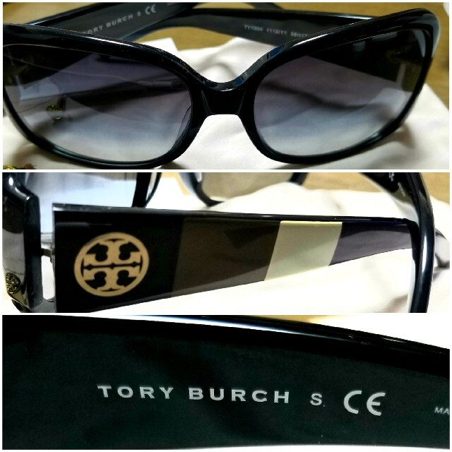 Tory Burch(トリーバーチ)の正規品未使用！訳有りトリバーチロゴ入サングラス★自宅保管品の為、処分品特価★目玉 レディースのファッション小物(サングラス/メガネ)の商品写真