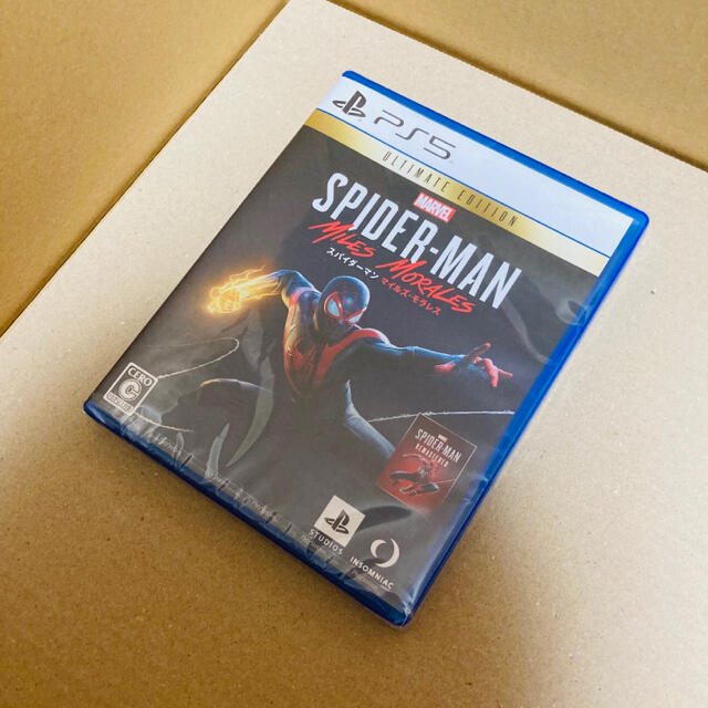 PlayStation(プレイステーション)のスパイダーマン マイルズ・モラレス Ultimate Edition エンタメ/ホビーのゲームソフト/ゲーム機本体(家庭用ゲームソフト)の商品写真