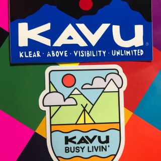 カブー(KAVU)の★補強あり発送★新品未使用　カブー　ステッカー2枚セット(その他)