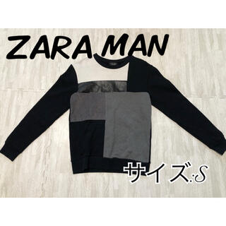 ザラ(ZARA)のZARA MAN シンプルトレーナー(Tシャツ/カットソー(七分/長袖))