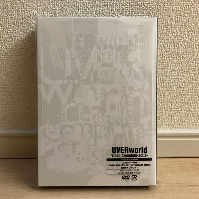 UVERworld VideoComplete-act3(初回生産限定盤)DVD