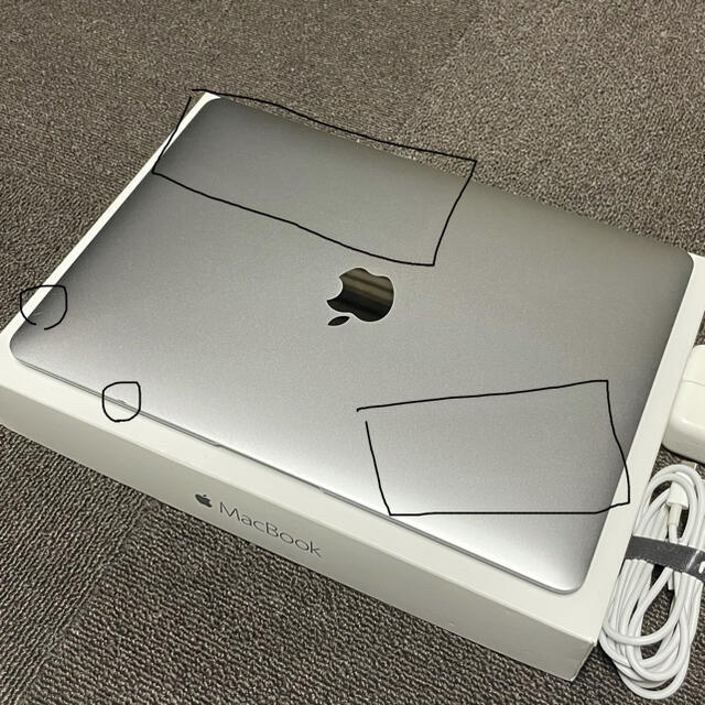 MacBook 12インチ Early2015 スペースグレイ MJY32J/AノートPC