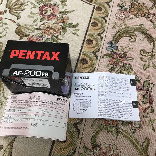PENTAX(ペンタックス)のPENTAX AF-200FG 展示品 スマホ/家電/カメラのカメラ(ストロボ/照明)の商品写真