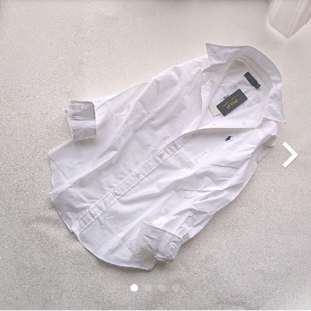 新品未使用 ポロラルフローレン 白 Mサイズシャツ/ブラウス(長袖/七分)