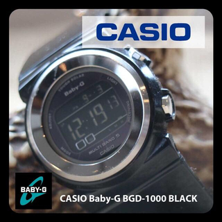 ジーショック(G-SHOCK)のCASIO Baby-G BGD-1000 BLACK(腕時計)