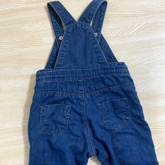 ZARA(ザラ)のデニムサロペット　オーバーオール キッズ/ベビー/マタニティのベビー服(~85cm)(パンツ)の商品写真