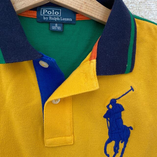 POLO RALPH LAUREN(ポロラルフローレン)のキズナ様専用　ラルフローレン　ビックポニーポロシャツ　120cm キッズ/ベビー/マタニティのキッズ服男の子用(90cm~)(Tシャツ/カットソー)の商品写真