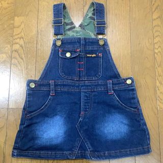 ラングラー(Wrangler)の【値下げしました！】wrangler　デニムサロペットスカート(ワンピース)