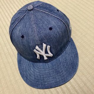 ニューエラー(NEW ERA)の【ニューエラ】ヤンキースデニムキャップ　61.5cm(キャップ)