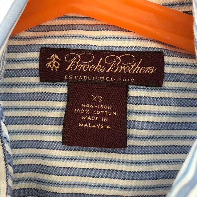 Brooks Brothers(ブルックスブラザース)のブルックスブラザーズ　キッズ　半袖シャツ110㌢ キッズ/ベビー/マタニティのキッズ服男の子用(90cm~)(ドレス/フォーマル)の商品写真