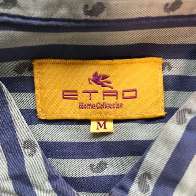 ETRO(エトロ)の購入者ありエトロ ペイズリー ストライプ 長袖シャツ ブルー サイズM メンズのトップス(シャツ)の商品写真