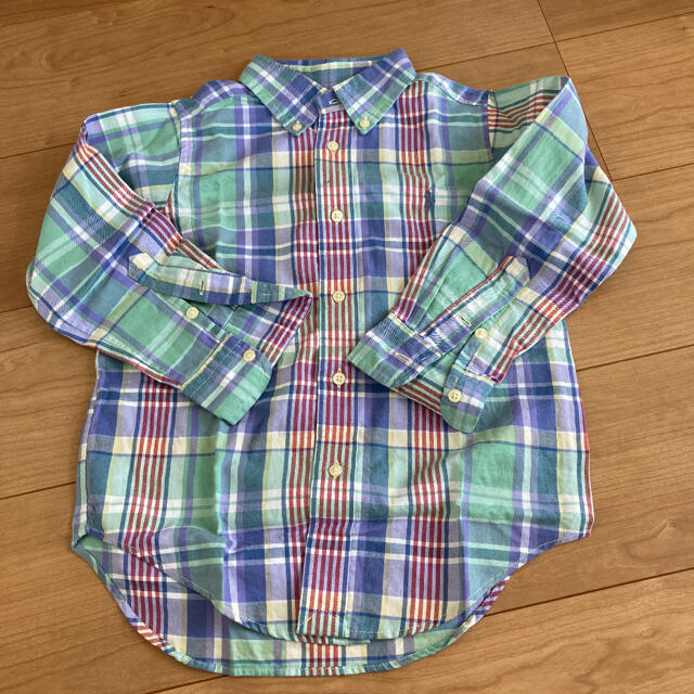 Ralph Lauren(ラルフローレン)のラルフローレン チェックシャツ　110㎝ キッズ/ベビー/マタニティのキッズ服男の子用(90cm~)(Tシャツ/カットソー)の商品写真