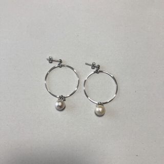 ロンハーマン(Ron Herman)のsilver hoop  pierce(SALE)(ピアス)