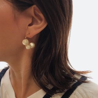 カスタネ(Kastane)のhoop perl  pierce(ピアス)