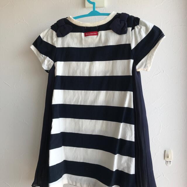 mou jon jon(ムージョンジョン)のmoujonjon  90㌢　ワンピース キッズ/ベビー/マタニティのキッズ服女の子用(90cm~)(ワンピース)の商品写真