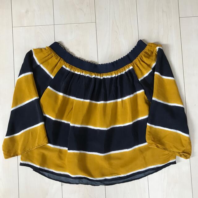 ZARA(ザラ)のZARA BAISIC チュニック　オフショルダー レディースのトップス(チュニック)の商品写真