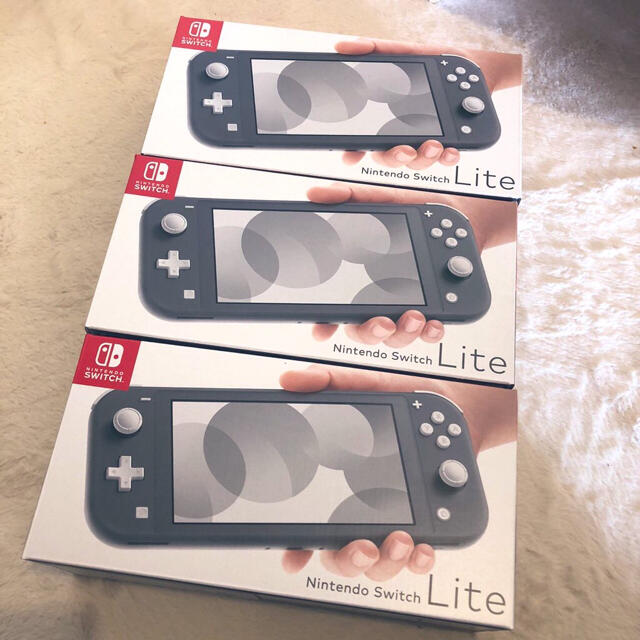 Nintendo Switch Lite グレー 3台