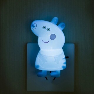 ペッパーピッグ　LEDナイトライト　ブルー(蛍光灯/電球)