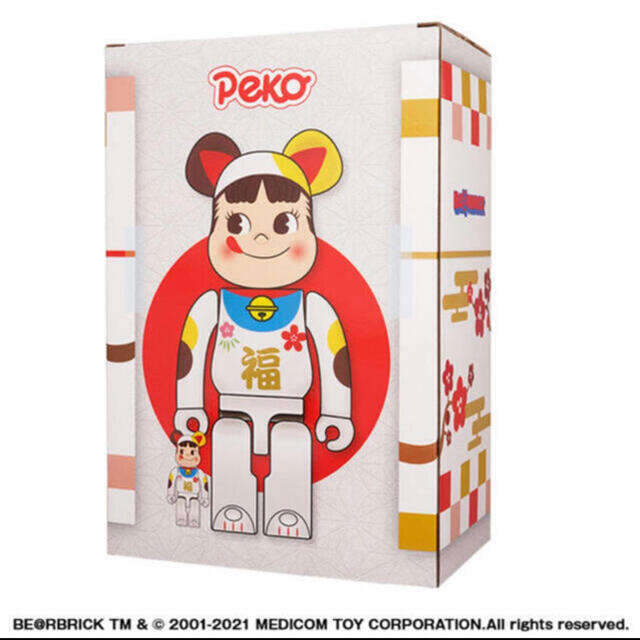 BE@RBRICK 招き猫 ペコちゃん 100%と400% | tradexautomotive.com