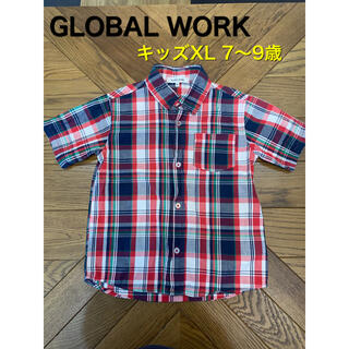 グローバルワーク(GLOBAL WORK)のキッズ半袖シャツ グローバルワーク　ほぼ未使用(Tシャツ/カットソー)