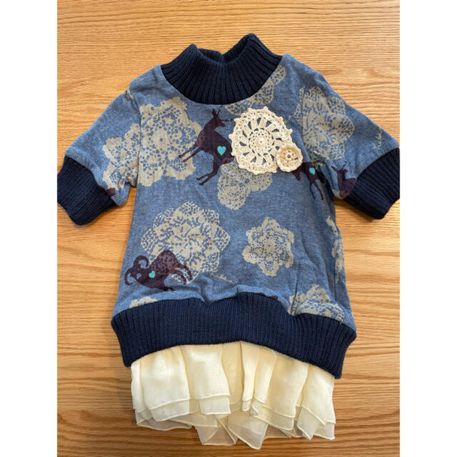 hakka baby(ハッカベビー)のハッカベビー　ワンピース　90 キッズ/ベビー/マタニティのキッズ服女の子用(90cm~)(ワンピース)の商品写真