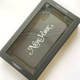 マークジェイコブス(MARC JACOBS)の【新品】マークジェイコブス iPhone XR レンチキュラーロゴプリントケース(iPhoneケース)