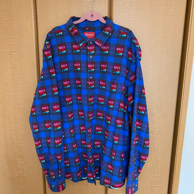 19ss Supreme Rose Buffalo Plaid Shirt