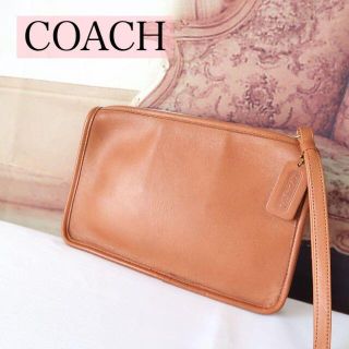 ウェンディズアンドフットザコーチャー(Wendy's & foot the coacher)のb365 COACH オールドコーチ セカンドバッグ クラッチバッグ ブラウン(クラッチバッグ)