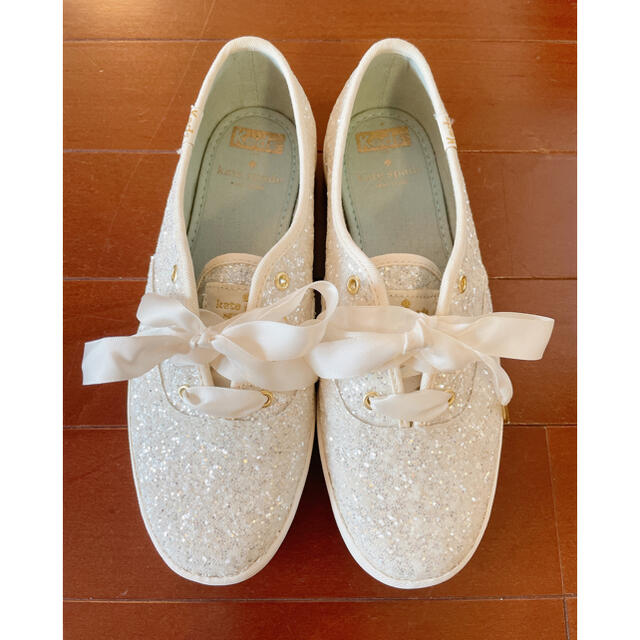 kate spade new york(ケイトスペードニューヨーク)のあめちゃん様専用✨ケイトスペード　keds グリッターリボンスニーカー レディースの靴/シューズ(スニーカー)の商品写真