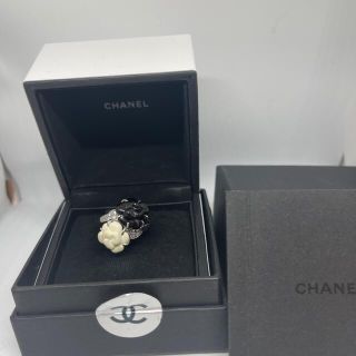 シャネル(CHANEL)のシャネルCHANEL ファインジュエリーカメリアリング　18KWG 11.5(リング(指輪))