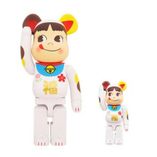 フジヤ(不二家)の400% 100% BE@RBRICK 招き猫　ペコちゃん　福(その他)