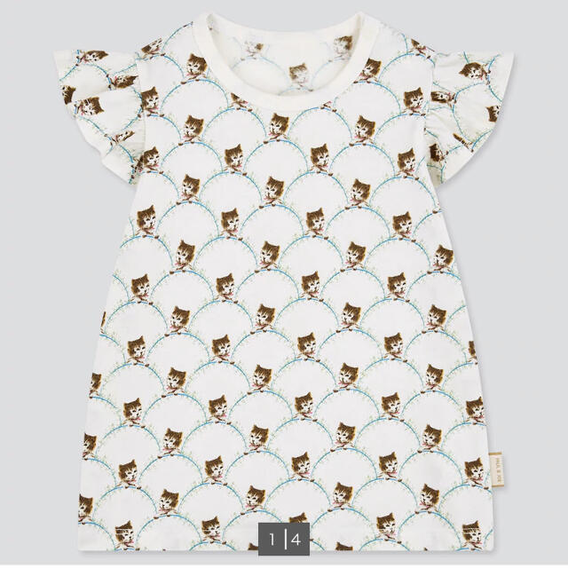 PAUL & JOE(ポールアンドジョー)のユニクロ　ポール&ジョー　Tシャツ キッズ/ベビー/マタニティのキッズ服女の子用(90cm~)(Tシャツ/カットソー)の商品写真