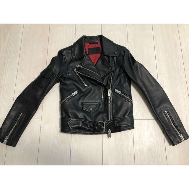 ALLSAINTS ラムレザー オールセインツ レザー ライダースジャケット 高