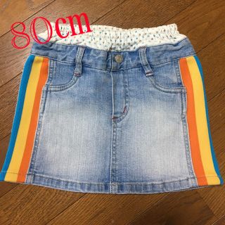 エフオーキッズ(F.O.KIDS)のF.O.KIDS デニムスカート80㎝　女の子(スカート)