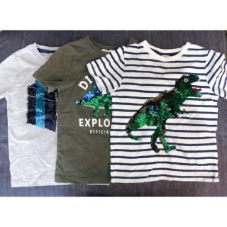 エイチアンドエム(H&M)のらんきち様専用　恐竜のTシャツ　4枚セット(Tシャツ/カットソー)