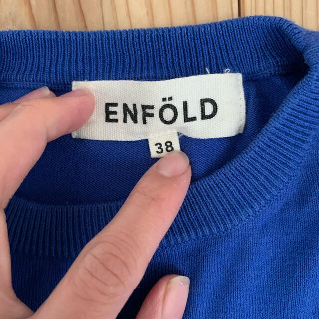 ENFOLD(エンフォルド)のエンフォルド　コットンニット レディースのトップス(ニット/セーター)の商品写真