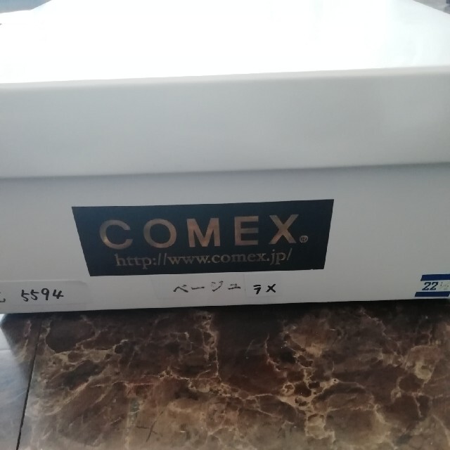 COMEX(コメックス)のコメックス ラメ グリッターパンプス ゴールド ヒール10.3 レディースの靴/シューズ(ハイヒール/パンプス)の商品写真