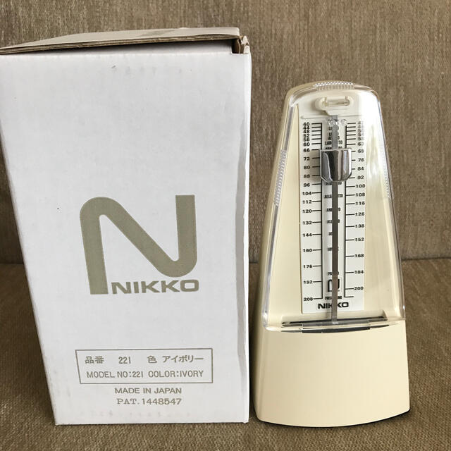 NIKKO(ニッコー)のメトロノーム　NIKKO 楽器の楽器 その他(その他)の商品写真